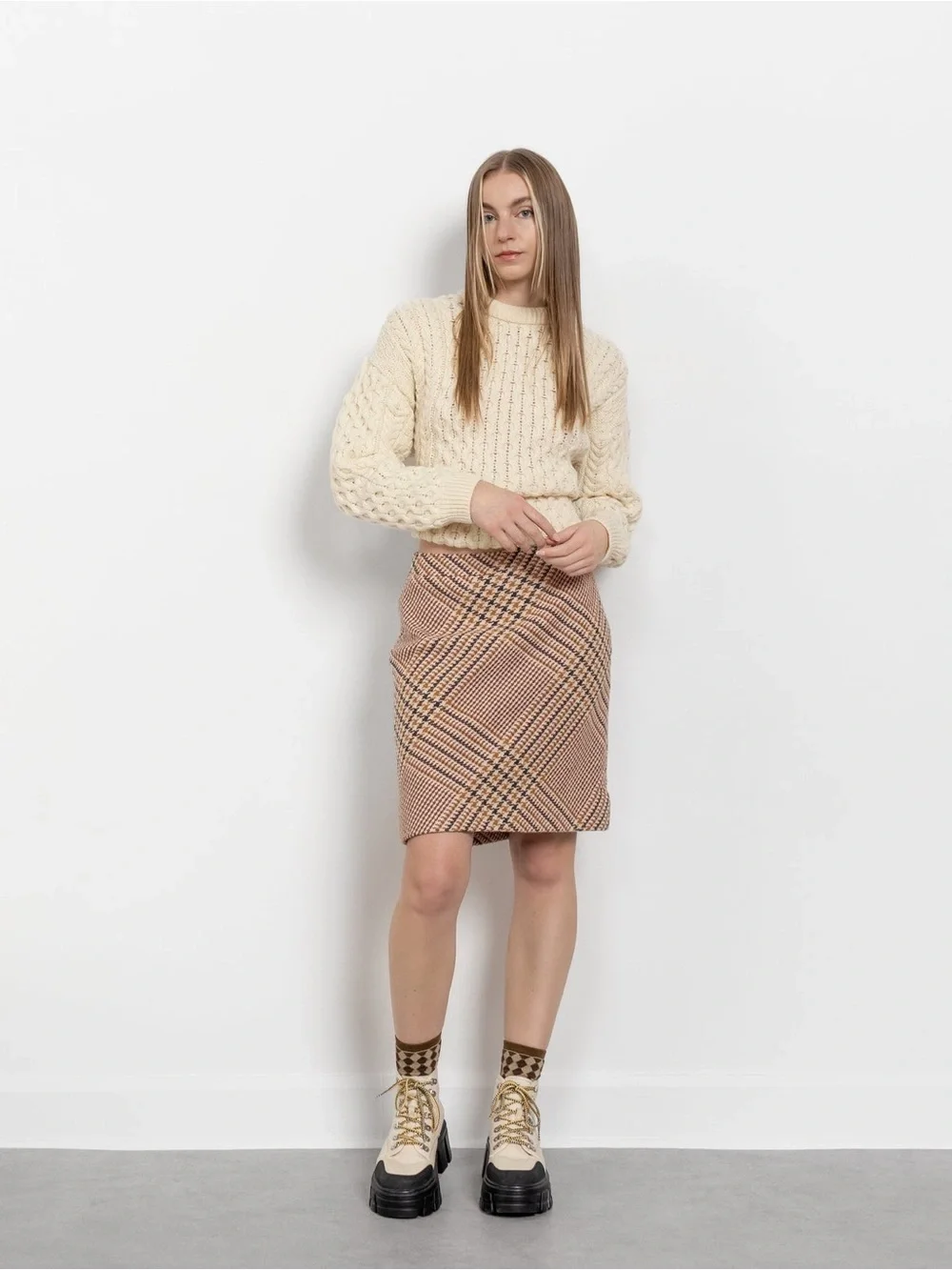 Vintage Tory Burch Jasmine Wool Pencil Skirt